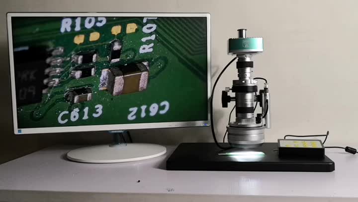 360 degree 3d video microscope demo