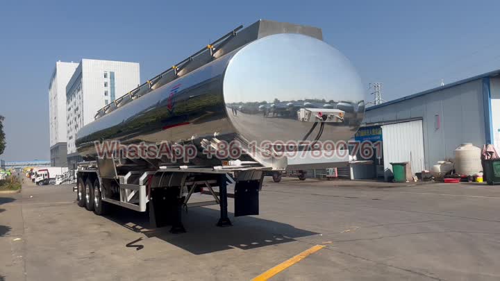 mirror surface aluminium alloy trailer