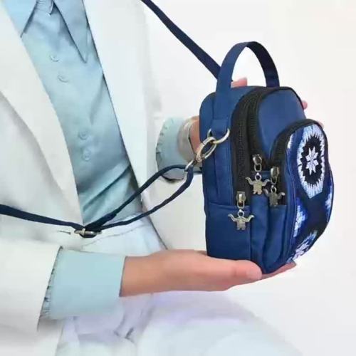 Bolso bandolera de nailon impermeable B339