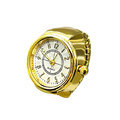 Vintage Elastic Stainless Steel Ring Watch with Square/Circular Dial and Silver Finish1