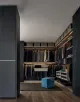Träkorn melamin garderob