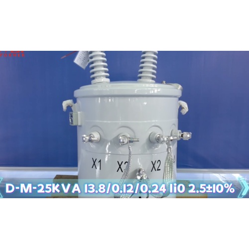 25KVA 13,8KV JEDNOFÁZOVÝ TRANSFORMÁTOR NA PÓL