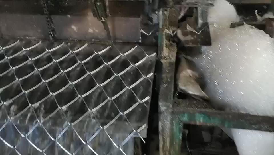 2,1mx2,5m ocynkowane diamentowe ogrodzenie PVC powlekane łańcuch łącza ogrodzenia Rolka na wagę kwadratową 1