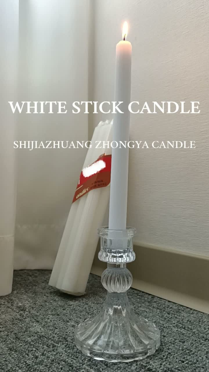 white stick candle