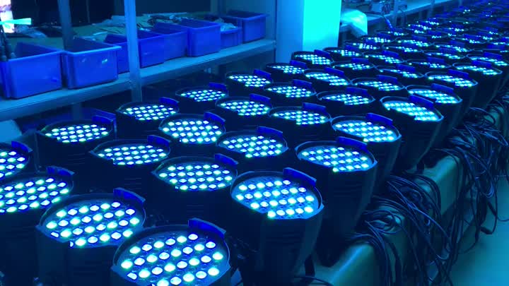 54x3W RGBW LED PAR LUZ