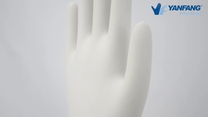 Gants de nitrile médical jetable blanc, gants industriels, gants de nitrile de qualité alimentaire ， examen gants en nitrile
