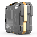 ZEAGINAL Middle Tower Chassis ATX Gamer Case for Water Cooling, DIY Glass PC Case, ZC-071