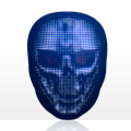 Bluetooth LED Display Mask: Full Color Changing Glowing Masquerade Neon Mask1