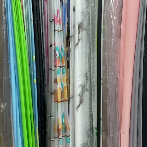 Waterproof polyester bathroom digital printed shower curtain