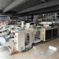 PE T-Shirt Flat Bag Making Machinery: 1020B2-ARC400 Plastic PE T-Shirt Flat Bag on Roll Sealing Cutting Machine1
