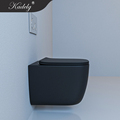 Factory Direct Supply Black Wall-Mounted Toilet with European CE Standard1