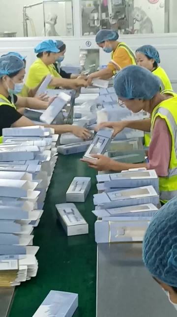 Hand Cream on production line