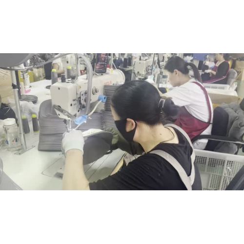 Crown Sewing on Post Bed Machine