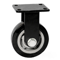 4-8 Inch Ultra Heavy Duty Polyurethane Castor Wheel with Fixed Bearing - Supports Up to 1 Ton1