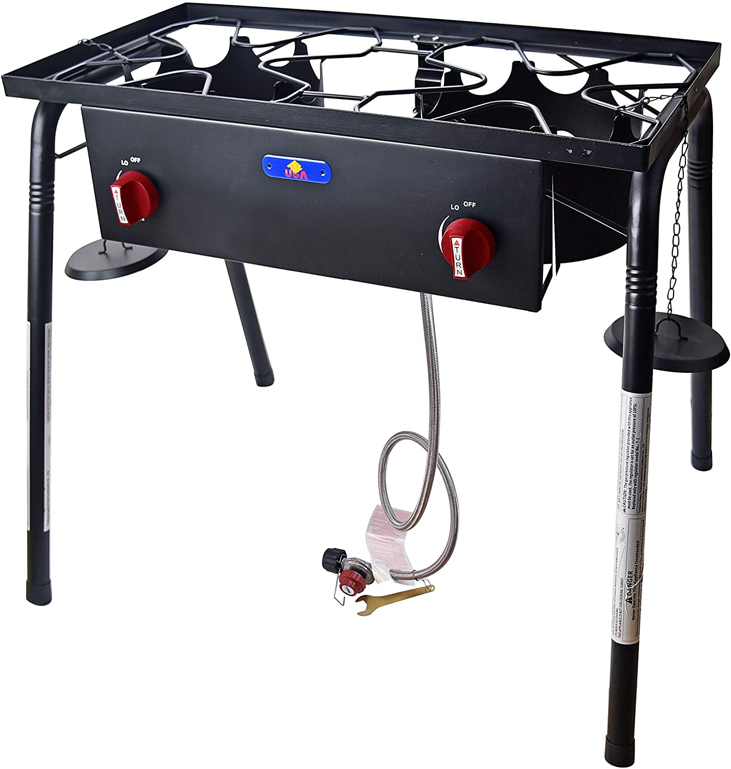 CSA certified outdoor double burner Stove