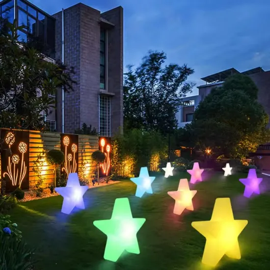 Elegante lámpara de piso de estrella de cinco esquina para atmósfera acogedora1
