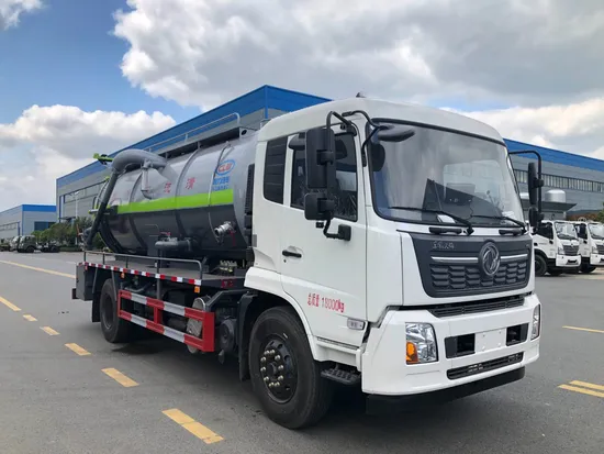 Kilang OEM 15000L Septic Fecal Guangdong Vakum Trak Sedut Kumbahan Terpakai Baru1