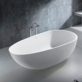 Wholesale White Egg Shaped Corner Bathtub BS-86081
