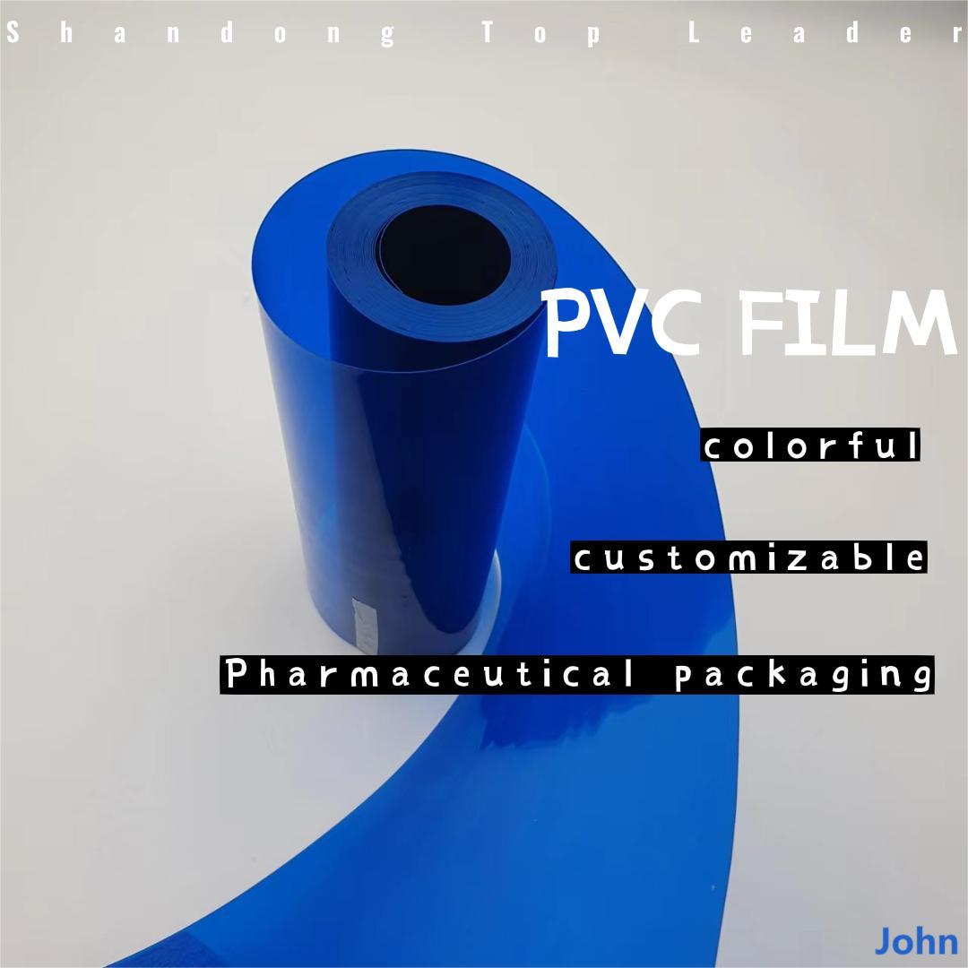 Embalaje de medicina azul transparente PVC PVDC