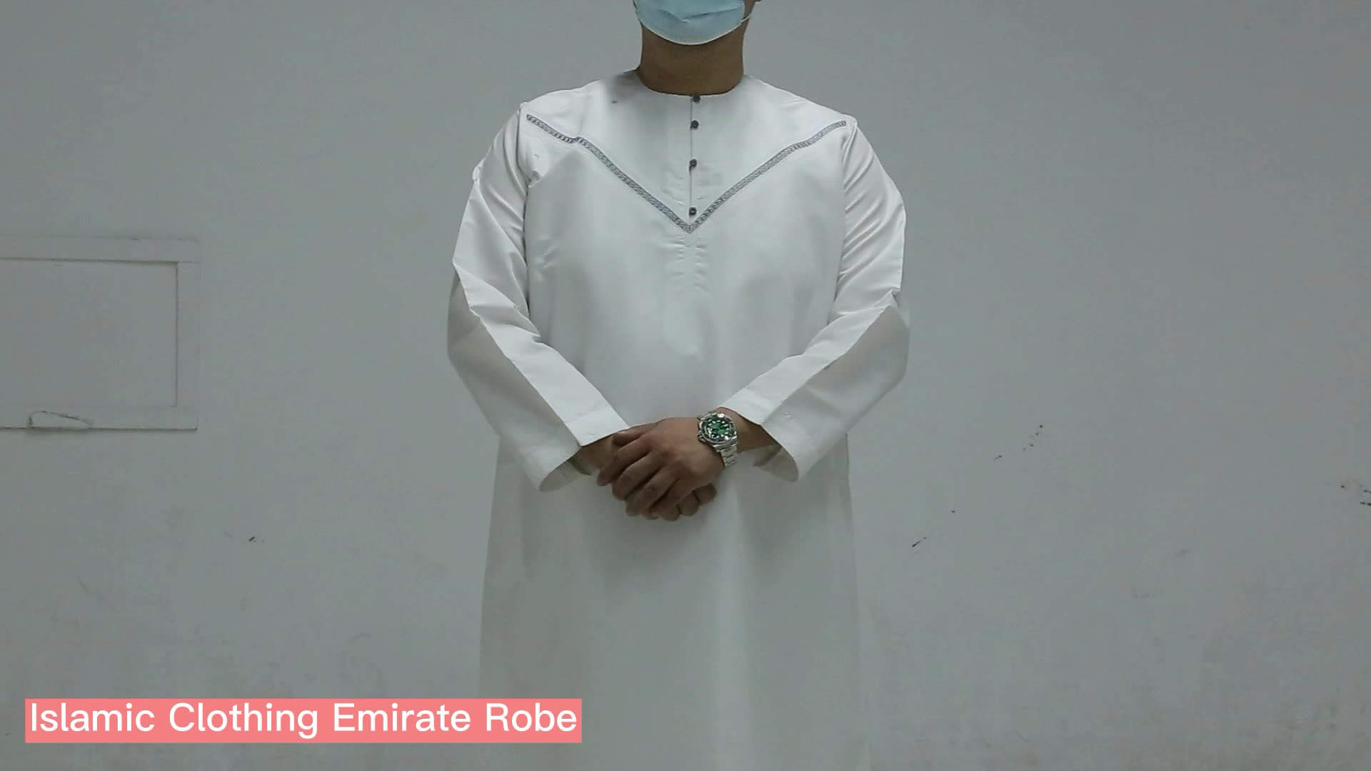 DAFFAH POLYESTER OMSAMICO OMANI/THOBE ARABBILE PER UOMINO JUBBAH/QAMIS1
