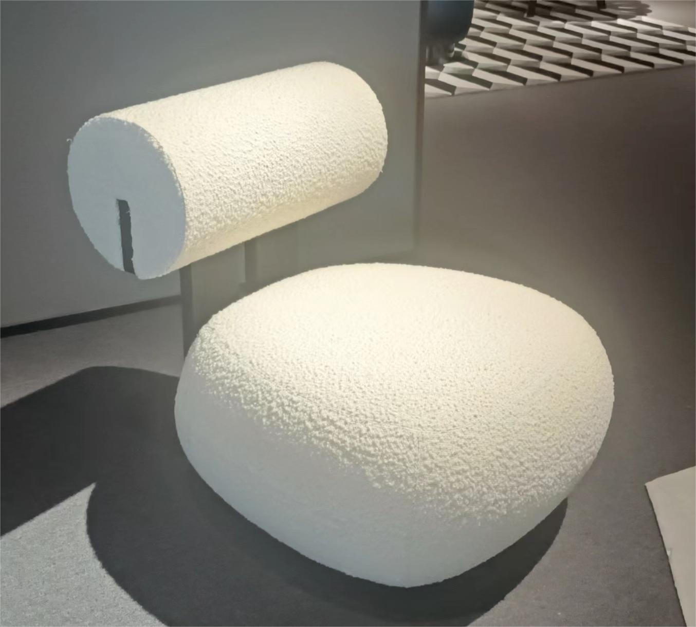 Sillón de lana de cordero