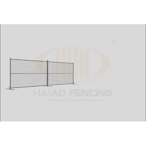 Canada Used Privacy Galvanized Steel Temporary Fence1