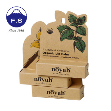 The Usage of Custom Eco Friendly lip Gloss Brown Kraft Box