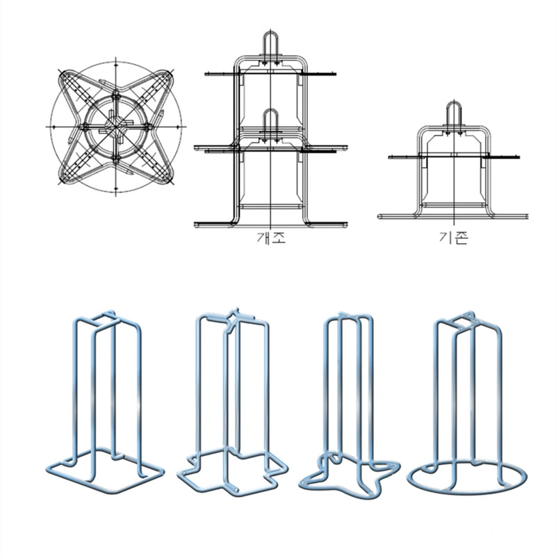 Wire Transport High Strength Star Base Welded Steel Wire Carrier Coil Carrier