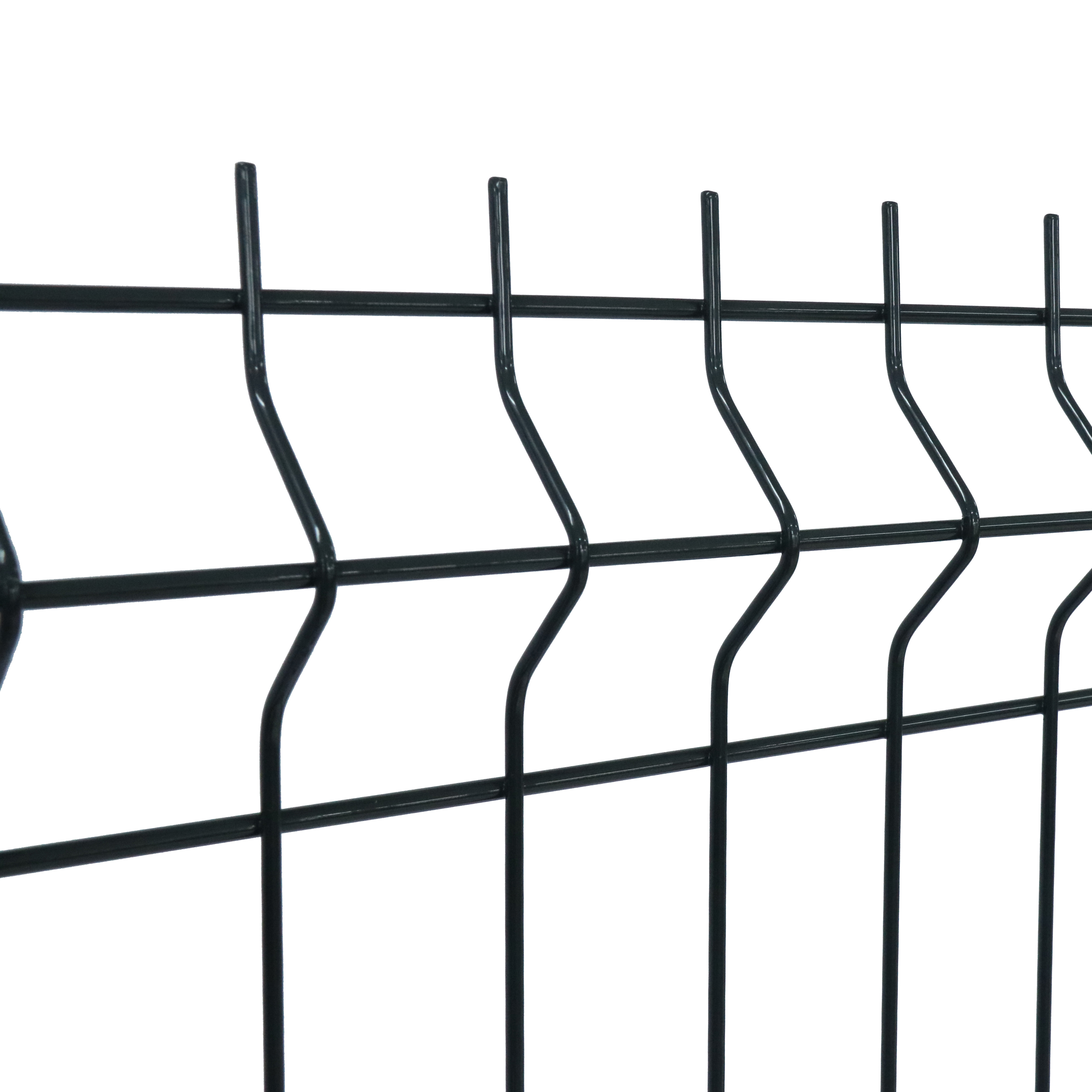 Draufwegstore Typ und 3D -Hardware -Typ Curaved Steel Zaun Rails Spellis Zaun1