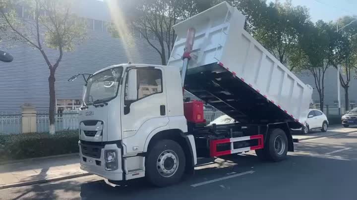 Camión volcado isuzu