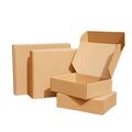 شعار الطباعة عالي الجودة مخصص Eco Brown Kraft Box Packaging E