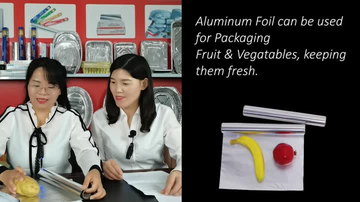 Aluminiumfolie voor voedselverpakkingen