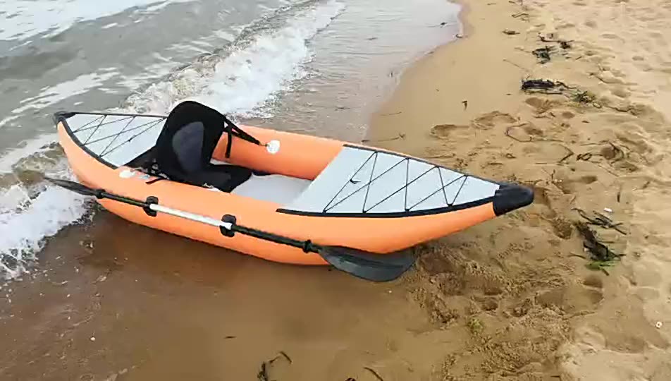 Hochwertiges aufblasbares SUP-Kayak-Board aufblasbares Kajak mit Pedalen 1 Person aufblasbares Kajak1