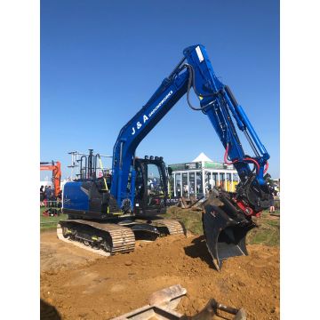 Mini excavator selling or becoming an excavator company to save straw