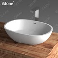 Solid Surface Stone Resin Oval Countertop Sink WD383881