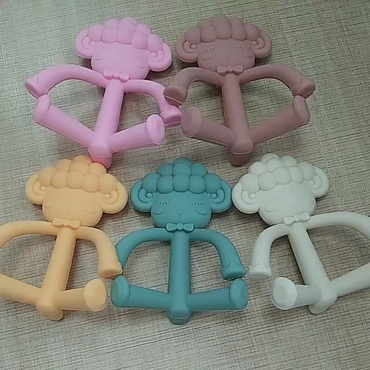 silicone sheep teether.mp4