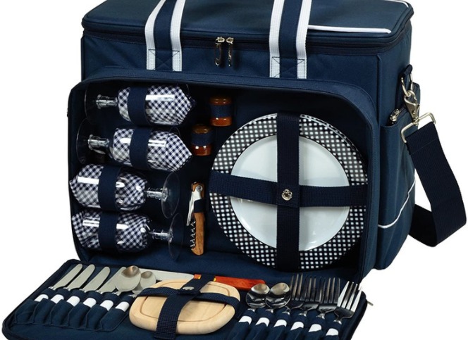 Индивидуальный рюкзак для пикника с 4 человека для семейной камеры