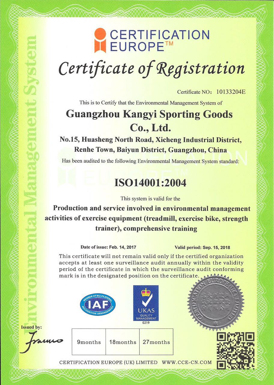 Certificate of Registration