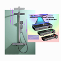Temperature-Controlled LED Light Shower Faucet Set with Shelf1