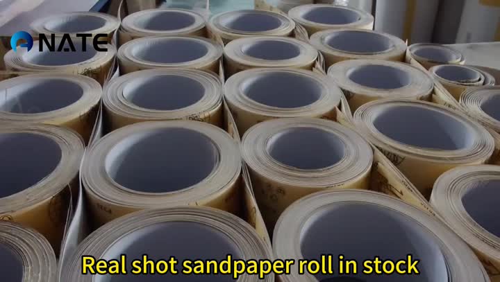 Sandpaper roll