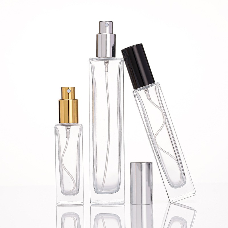 Square Screw Sprayer Perfume Bottle