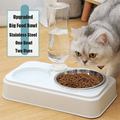 Sunsun 2-en-1 Botella de agua para perros Pet Wiberador Food Food Bowl Alimentador de mascotas y dispensador de agua Tazón de alimentación de gato inteligente para gatos1
