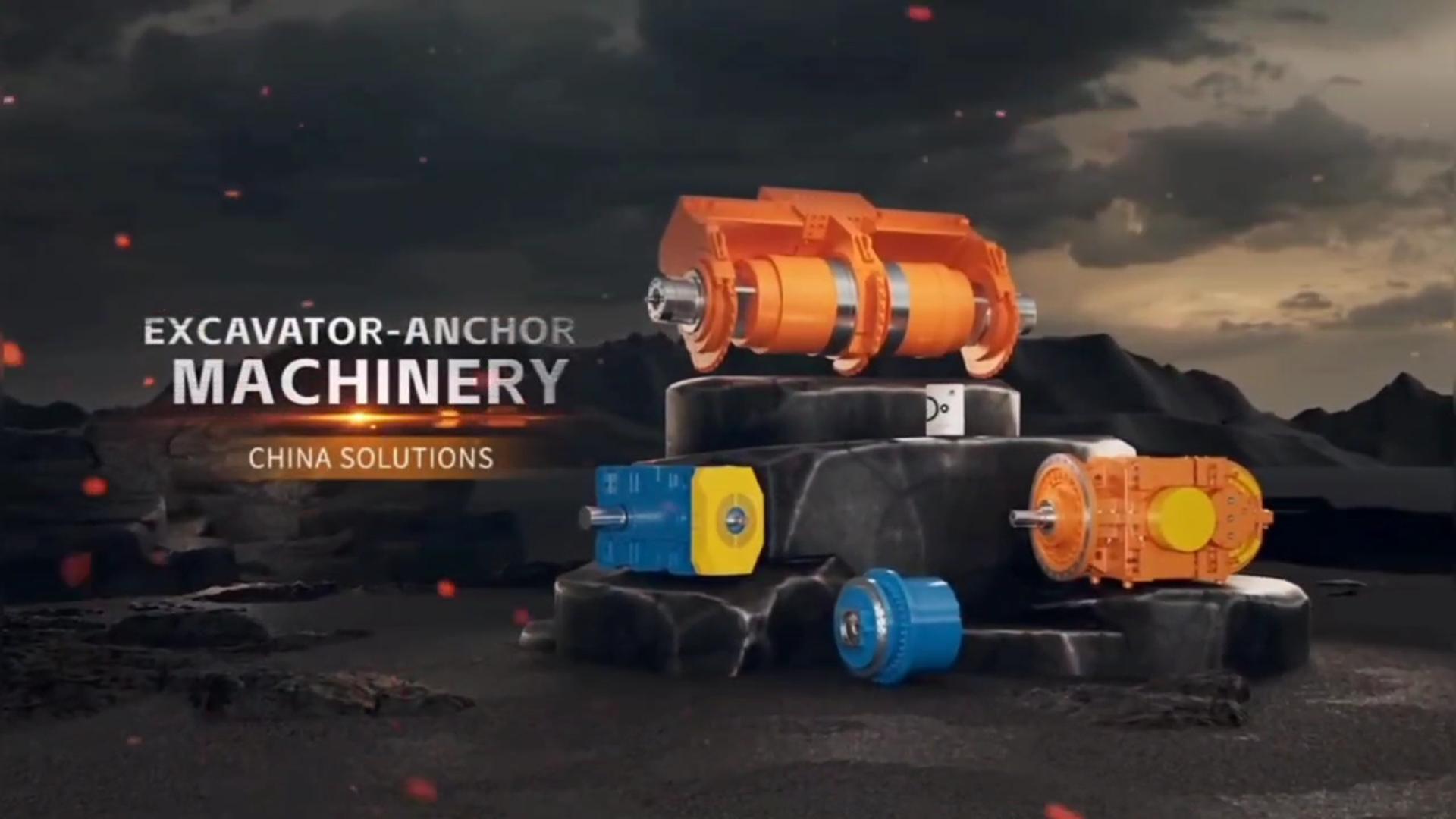 Anchor cutter gearboxes for coal mining and perforating applications