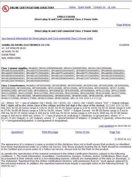 cul certificate