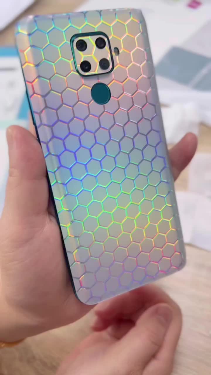 Pele de telefone colorida