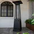 Freestanding Patio Heater Wood Burning Pellet Fire Outdoor Tower Stove Pellet Heater1