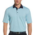 Custom 4 Way Stretch 92% πολυεστέρα 8% Spandex Golf Polo πουκάμισα με λογότυπο Stripes1