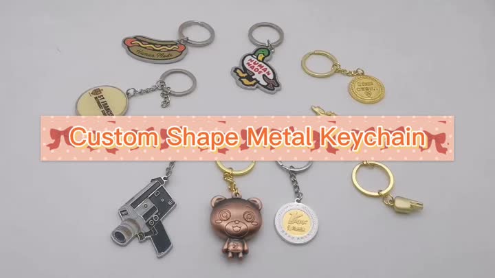 Forma personalitzada Keychain Metall