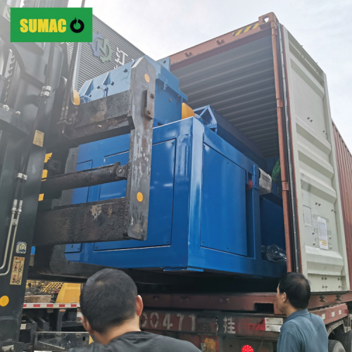 Delivery of Tire Shredding Plant Machine