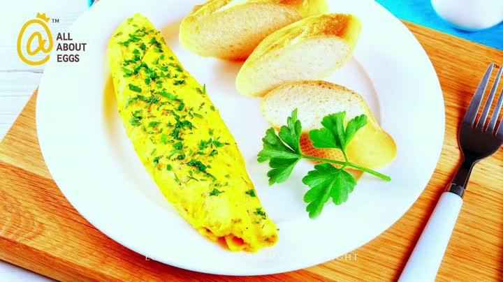 Omelete (cogumelo e queijo)